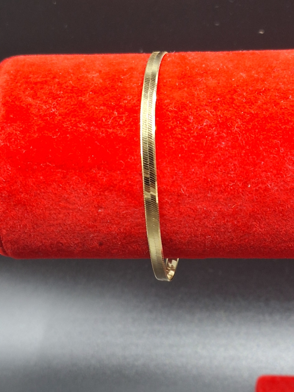Gold 925 Sterling Silver Herringbone 3.2mm 7inch Bracelet - Women Jewelry *New*